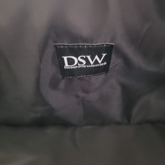 DSW Black Weekender Duffle Bag With Shoe Compartment OS Vacation Travel - Picture 10 of 12